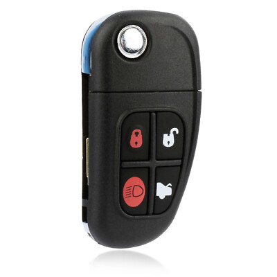 For 2003 2004 2005 2006 2007 2008 Jaguar S-Type X-Type XJ8 Remote Flip Key Fob