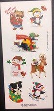 Vintage Hallmark Christmas Sticker Sheet ONE SHEET ONLY