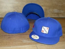 New York Rangers Vintage Crest Stall & Dean Fitted Hat Cap Men's Size 7 5/8