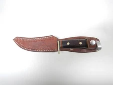 HANDTOOLED LEFT HAND KNIFE SHEATH CASE FOR WESTERN W39 KNIFE, KNIFE NOT INCLUDE