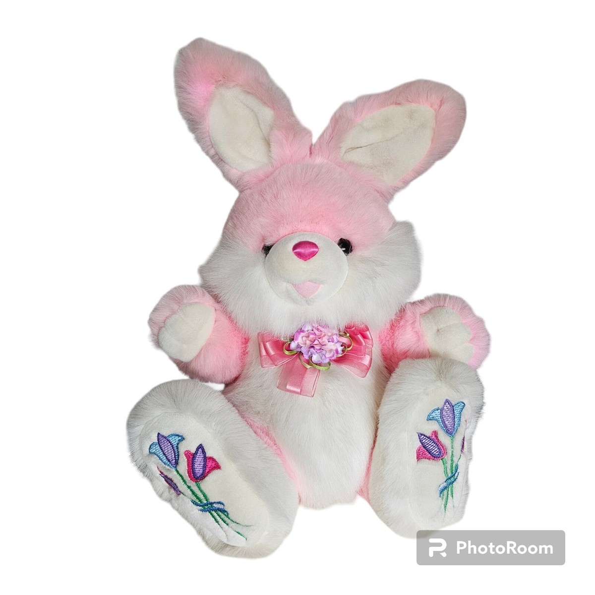 Tb Trading HOPPY HOPSTER Easter Bunny Rabbit Plush Animal PINK