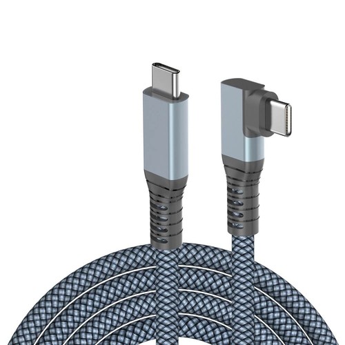 90 Degree Data Line USB C to USB Type C Cable Right Angle Fast Charging PD 100W - Picture 28 of 29
