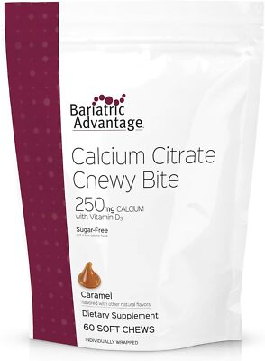  Calcium Citrate Chewy Bites 250Mg With Vitamin D3 For Bariat