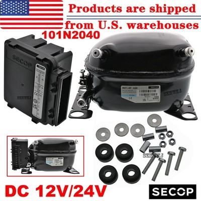 DC12V/24V BD1.4F SECOP Mini Compressor+Electronic Start Unit 101N2040 Controller