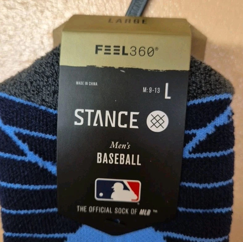 Stance Socks Blue MLB Baseball 2022 Fathers Day Over Calf Size Large UK8.5-12.5 - Image 3 of 4