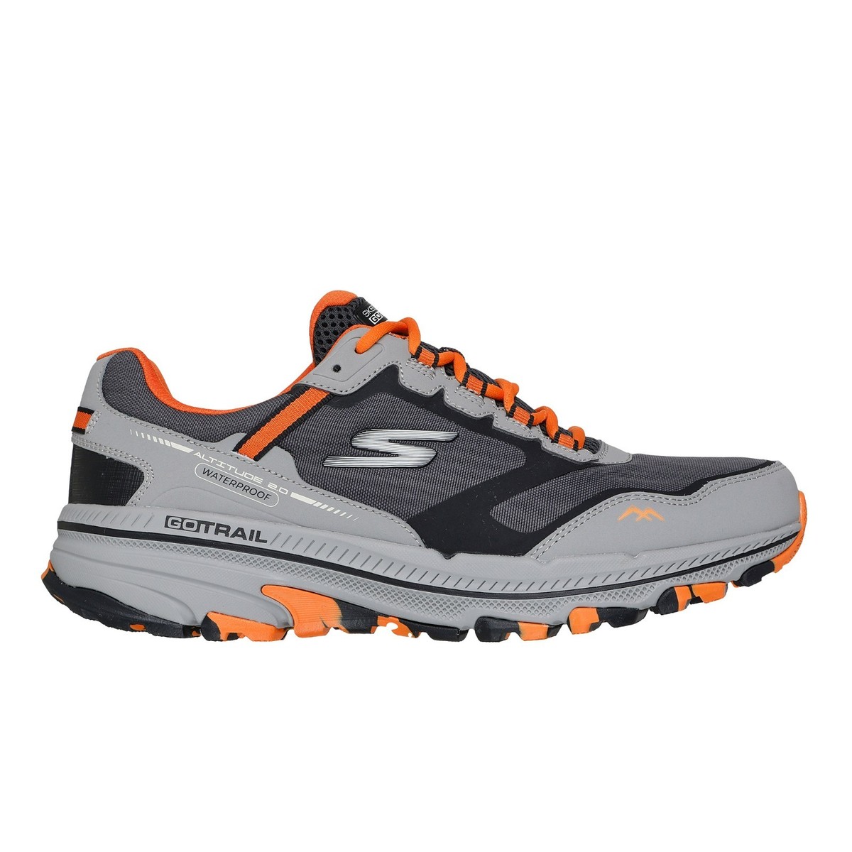 Skechers Men’s Black & Light Blue Max Cushion Walking Shoe with Orange Accents Skechers Little Kids Microspec Tread Fastening Strap Casual  main image 3