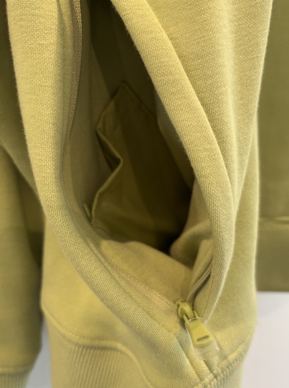 Fabletics Olive Green Quarter-Zip Pullover Sweats… - image 3