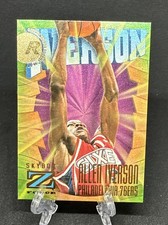 Allen Iverson 1996-97 Skybox Z-Force Basketball RC #151 Philadelphia Rookie Card. rookie card picture