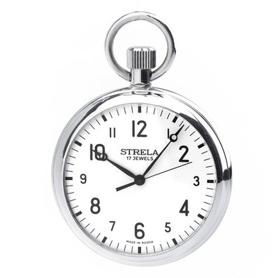Strela Montre de Poche avec Chaîne Vostok 2409A Mécanique Wifi Micro HD Iptv