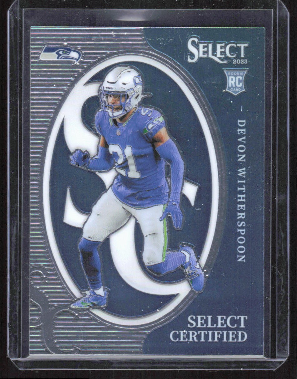 2023 Panini Select RC #CRO-DWI Devon Witherspoon Select Certified Rookies