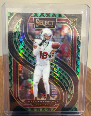 2025 Panini Sell T Marvin Harrison Jr #115 Premier Dragon Scale /81