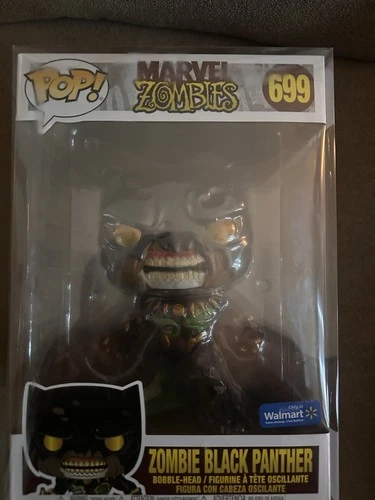 Funko Pop! Marvel Zombies Zombie Black Panther #699 Walmart Exclusive Bobblehead