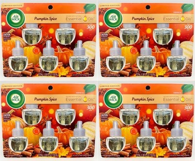 20 Pack: Air Wick Scented Essential Oil Refills Pumpkin Spice Limited Edition