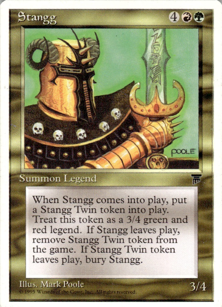1994 Legends Magic The Gathering Stangg LP
