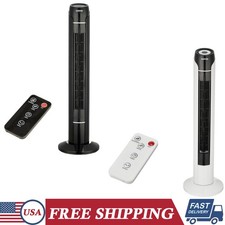 Tower Fan 18ft/s Airflow Portable Bladeless 60 Oscillating Standing Fan for Home