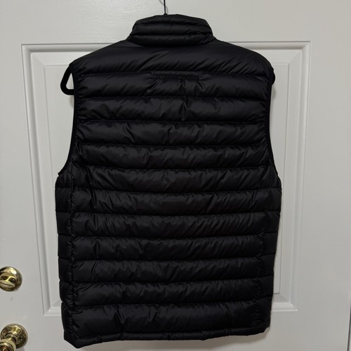 NWOT Patagonia Men's Down Sweater Vest Black Size Medium With Ebay Embroidery - Picture 8 of 12