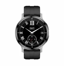 Letsfit IW4 Men's Black Bluetooth Touchscreen Smart Watch & Blood Oxygen Monitor