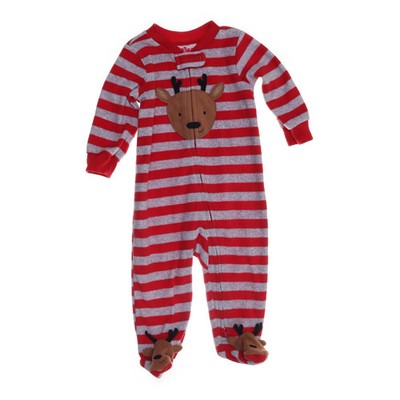 Carter's, Strampler, Größe: 68/74, Rot/Grau, Polyester, Streifen #wyD