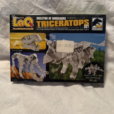 LaQ Skelton on Dinosaurs Triceratops Japan Art Hobby Construction Kit NEW