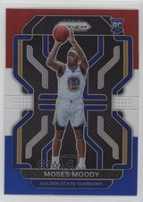 2021-22 Panini Prizm Red White & Blue Prizm Moses Moody #308 12vy