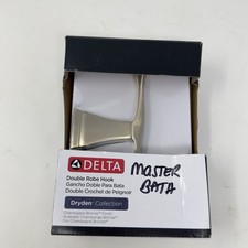 DELTA 75135-CZ Dryden Double Robe Towel Hook in Champagne Bronze