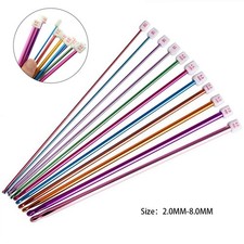 1PCS 2MM-8MM Long Tunisian Afghan Crochet Hooks Aluminum Knitting Needles 10.6