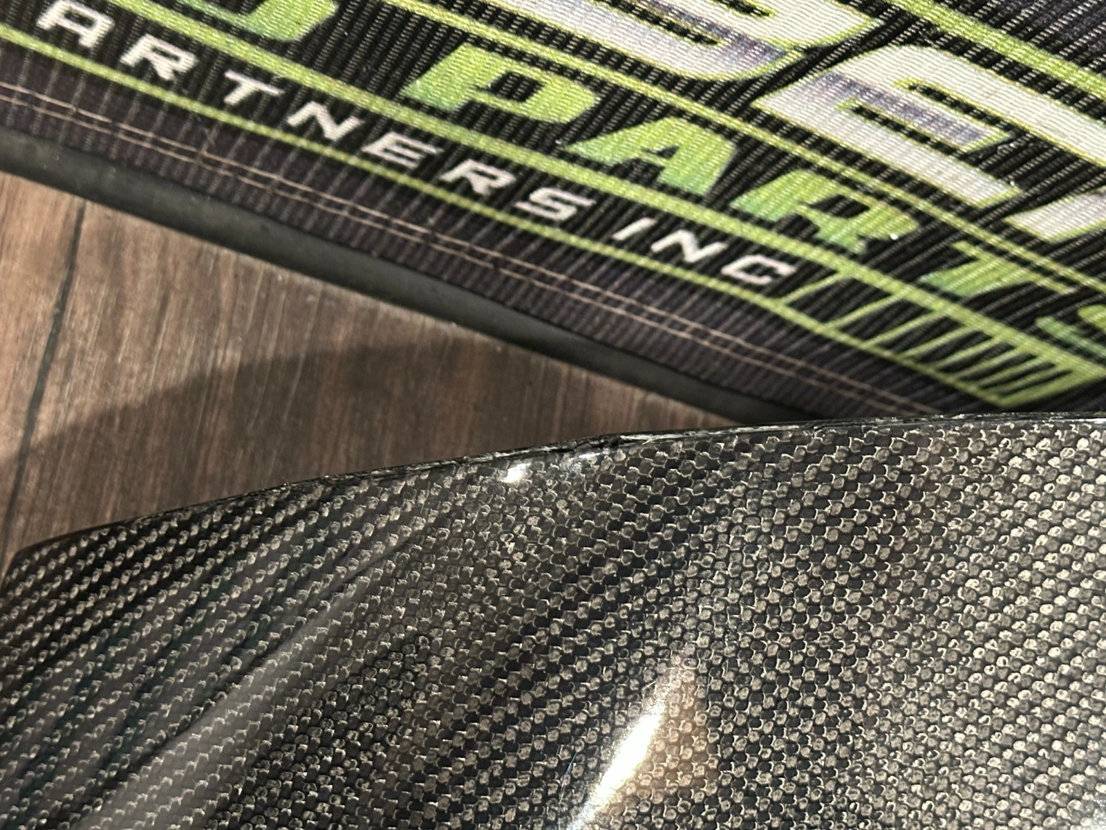 2012 AUDI R8 AFTER MARKET CARBON FIBER DECK SPOILER WING ASSEMBLY OEM *READ*