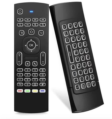 MX3 Pro Mini Keyboard Backlight Fly Remote Mouse,Android TV Remote Control...