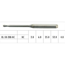 1PC Dental Lab Bur CAD/CAM Milling Burs for Roland 50 for Zirconia RL-50-20B-NC