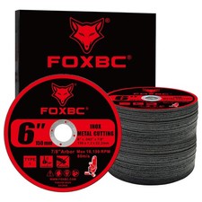 FOXBC 6 Inch Cut Off Wheel for Metal & Stainless Steel - 25 Pack 6
