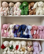 Huge Jellycat Bashful Bunny Bundle Collection Plush Soft Toys Rare Retired NWT