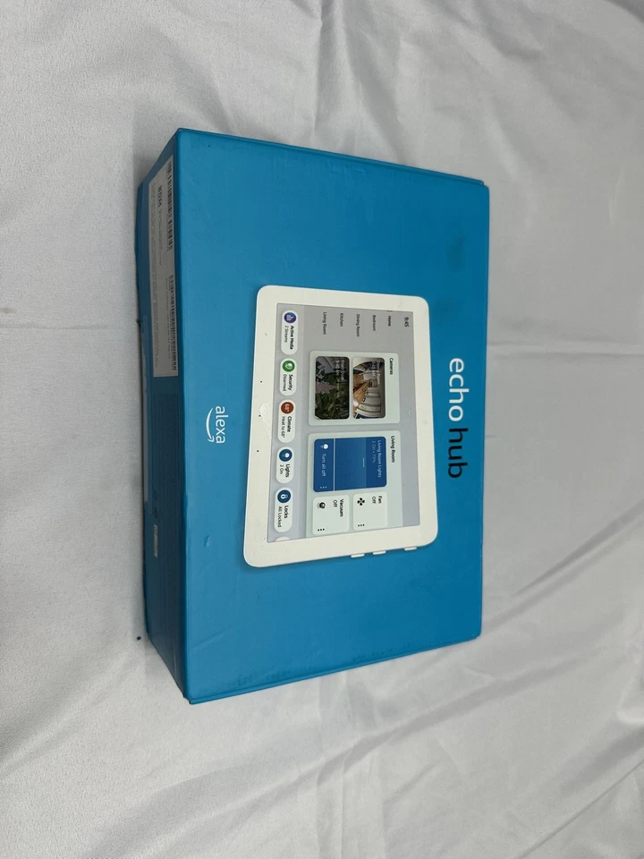 TOTALMENTE NUEVO Panel de Control Hogar Inteligente Amazon Echo Hub 8" con Alexa - Blanco Foto 2 de 4