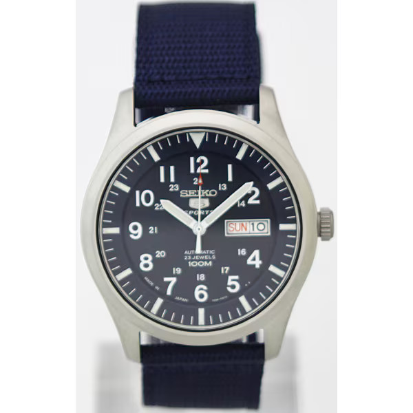 Seiko 5 Sports SNZG11J1 Automatic Nylon Navy Men's Watch