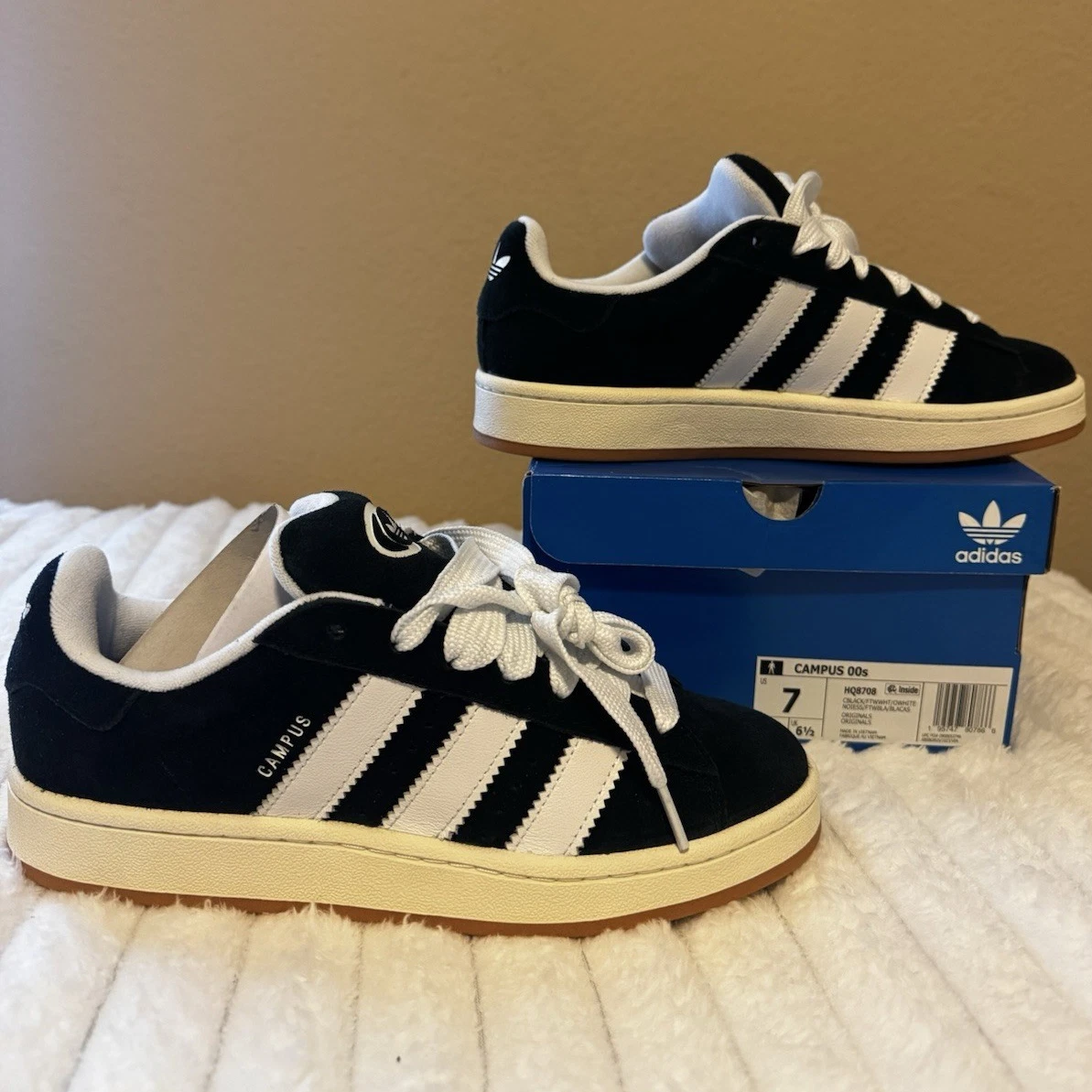 Adidas Campus 80s Black White for sale | eBay