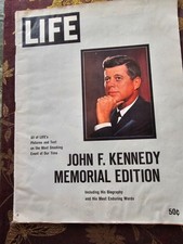 1963 Life Magazine John F Kennedy Memorial Edition w/original mailing envelope