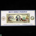 Colorized Blue Ridge Parkway - Series of 2013 $2 FR E Note