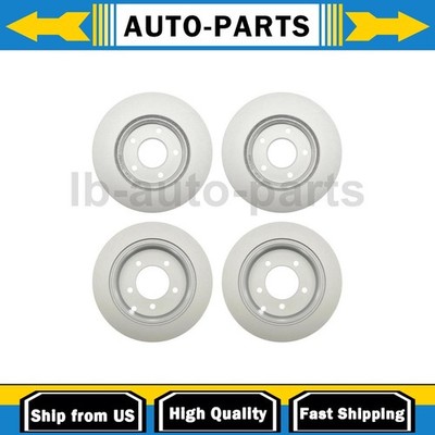 Front Rear Disc Brake Rotor 4PCS For 2007-2009 Dodge Caliber 1.8L