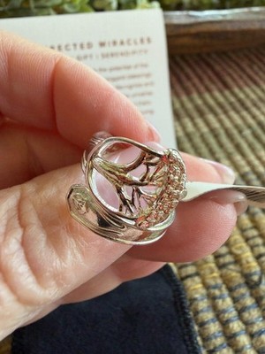 ALEX and ANI NWT ''Unexpected Miracles'' Tree of Life'' Acorn & Oak RARE Spoon Ring