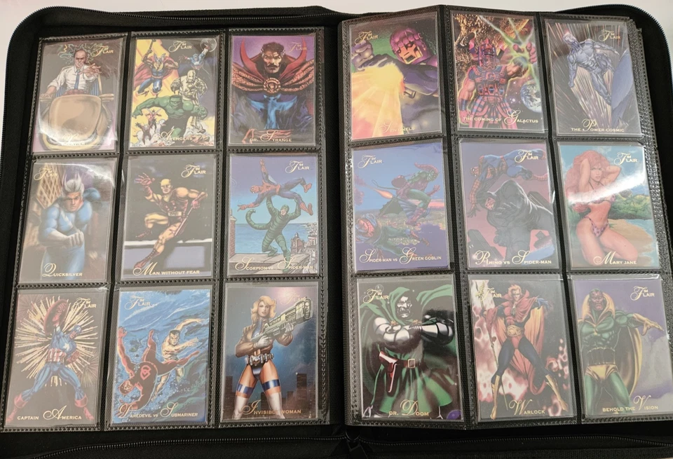 1994 Flair Marvel Annual Complete Set 150 Cards Wolverine Thor Spider-Man - Image 2 of 4