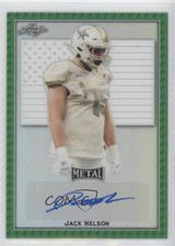 2020 Leaf Metal US Army All-American Bowl Green 2/4 Jack Nelson #BA-JN1 Auto 2u6