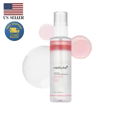 Medicube Salmon DNA PDRN Pink Glutathione Spray Serum 3.38fl oz Exp:01-2028