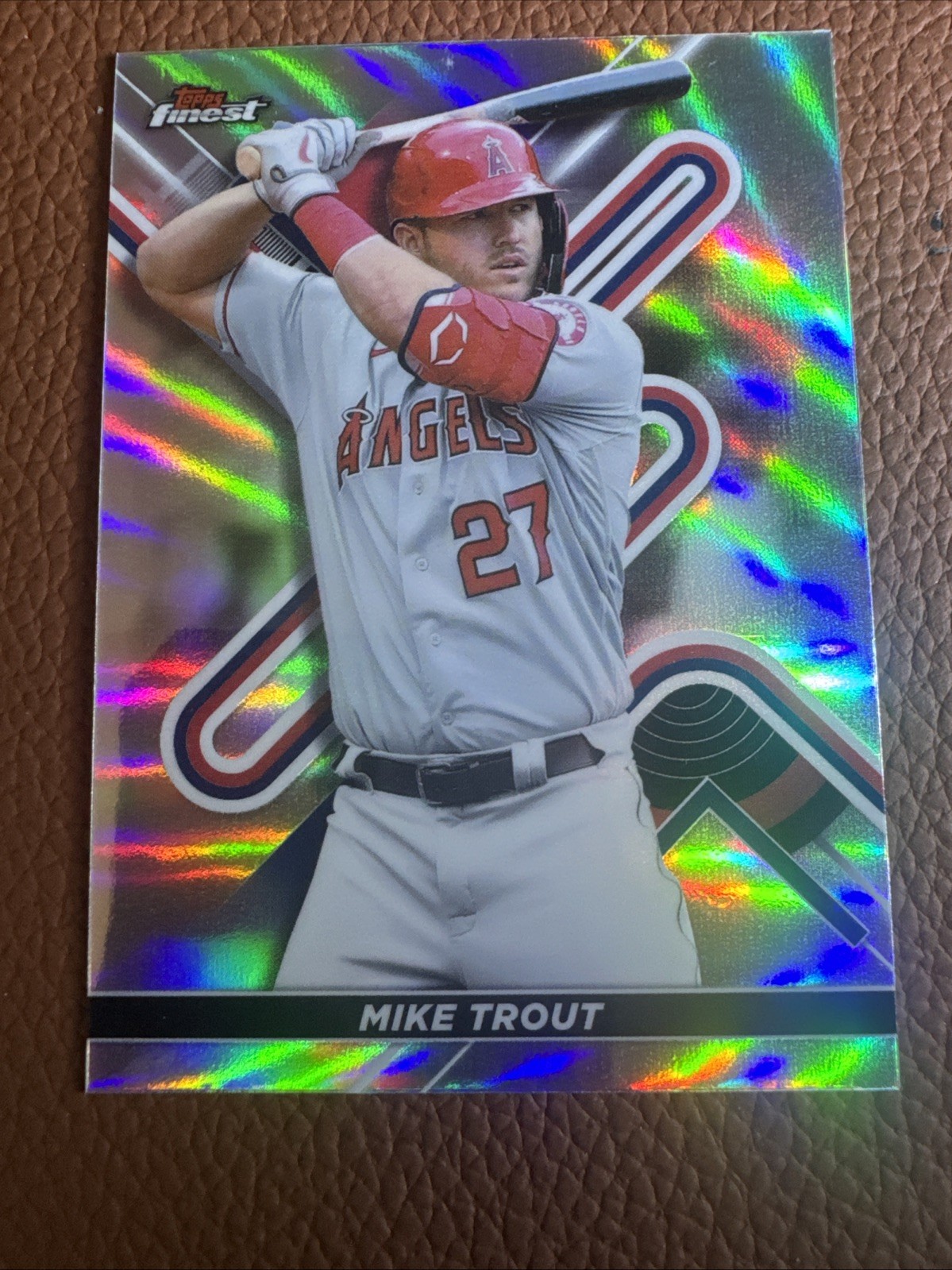 2022 Topps Finest - Mike Trout #27 Refractor