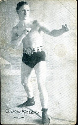 1921 Owen Moran Exhibit Boxing London, England RARE VG-PR