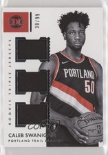 2017-18 Panini Encased Rookie Triple Jerseys /99 Caleb Swanigan #RT-CS 0s55