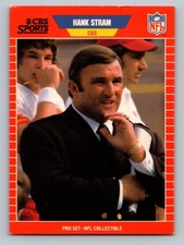 1989 Pro Set - Announcers Hank Stram #20