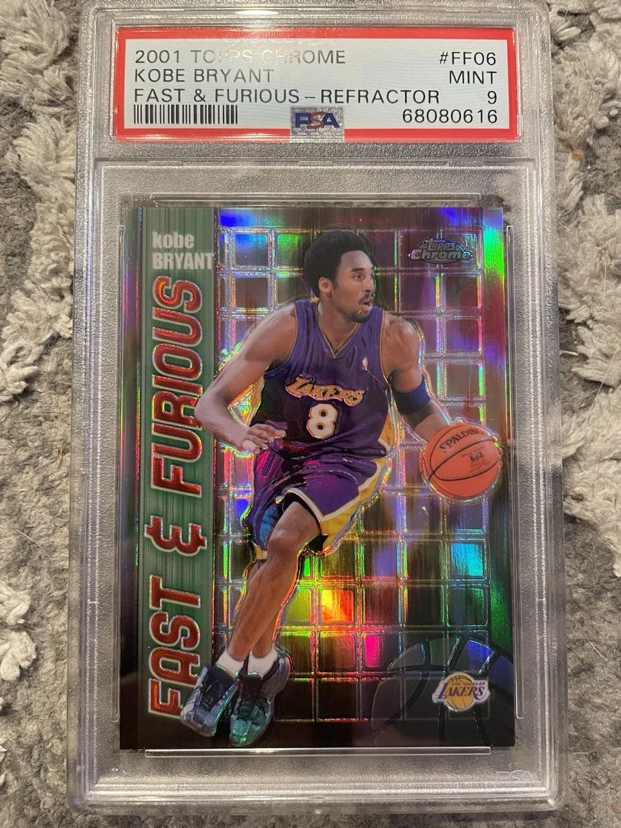 Topps Kobe Bryant Basketball 2001-02 Season Sports Trading Cards