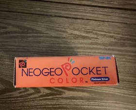 SNK Neo Geo Pocket Color CIB - Silver; Working In Good Condition w/ New Battery