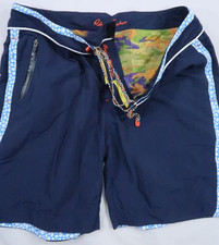 ROBERT GRAHAM MENS 38 BOARDSHORTS ZIP POCKET LINED SWIM SHORT TRUNK HAND POCKETS