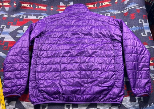 Rare! Patagonia Jacket Men’s XL Purple Nano Puff Pullover Half Zip Coat Sweater - Picture 4 of 15