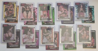 Complete 2025 Hott Trading Cards Collection - Goth GF Edition - 50 Cards!!!
